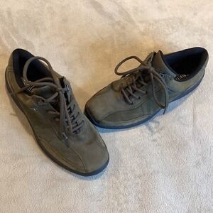Hotter Gore-Tex Women's Waterproof Leather/Suede Olive Shoes SZ US 8/UK 6/EU 39